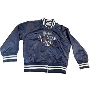 Touch Alyssa Milano satin All Star Game jacket Yankee 2008 Baseball MLB Youth Lg